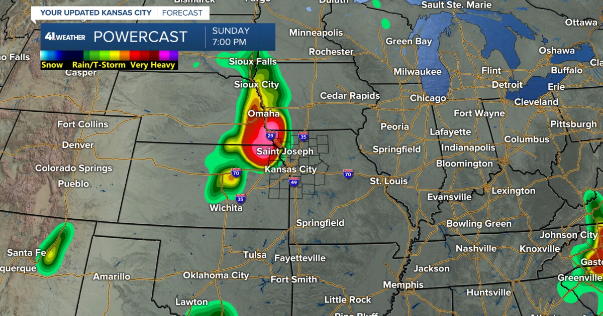 KSHB 41 Weather Blog | Increasing rain chance for part of Labor Day weekend