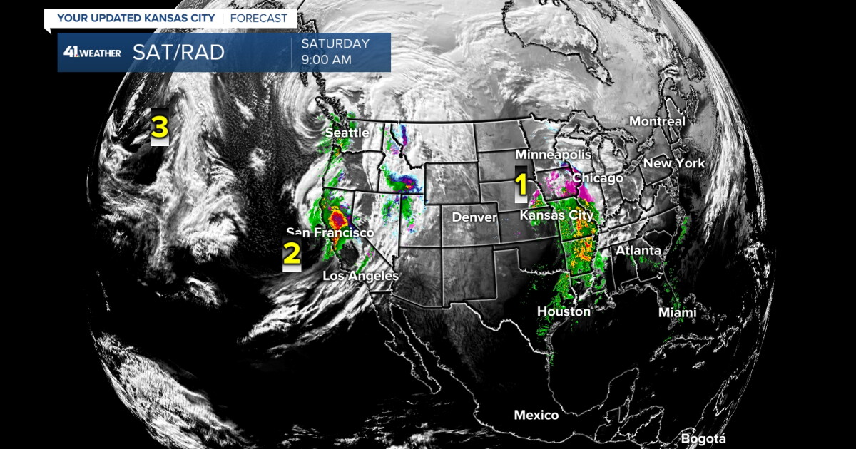 KSHB 41 Weather Blog | Tracking 3 systems next 7 days in Kansas City