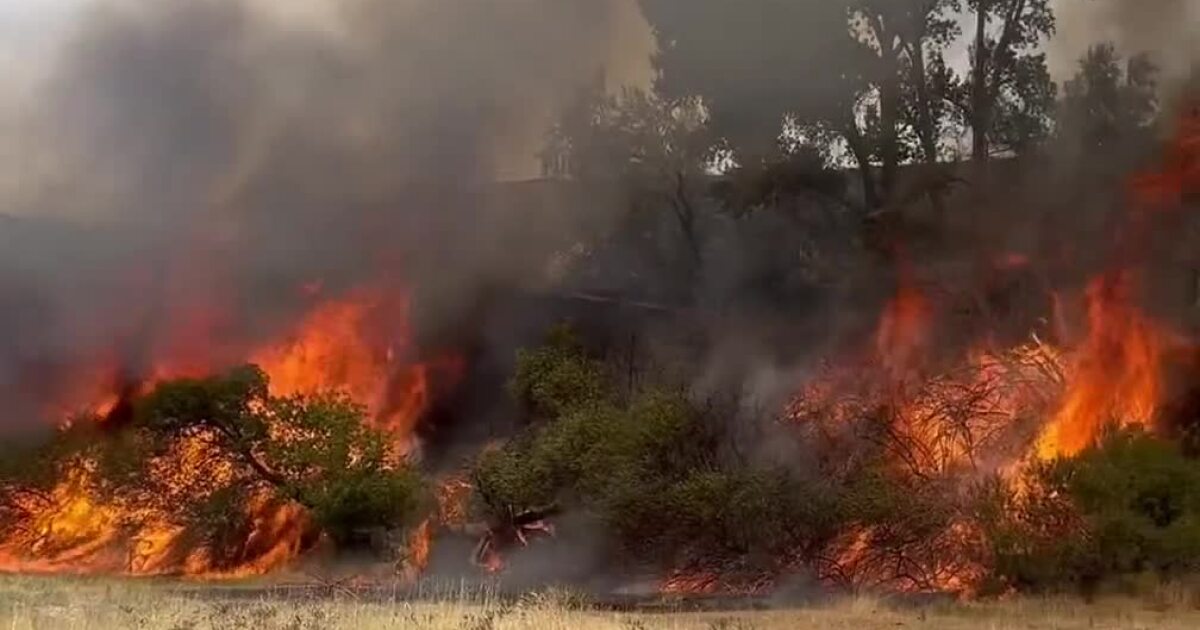 South Weber Firefighters at Adams Fire