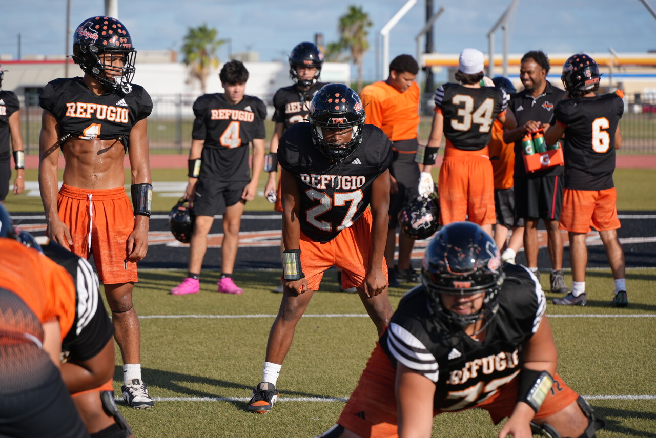 Refugio junior running back Daelan Edwards