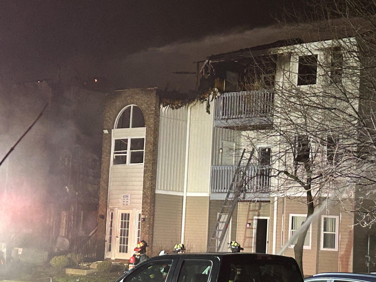 Woodbury Apartment fire in Parma