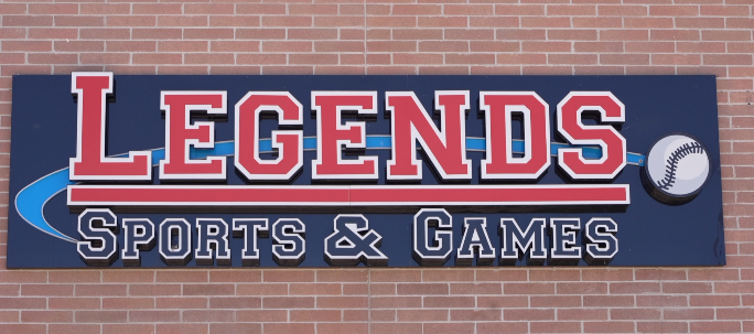 Legends Sports & Games Sign