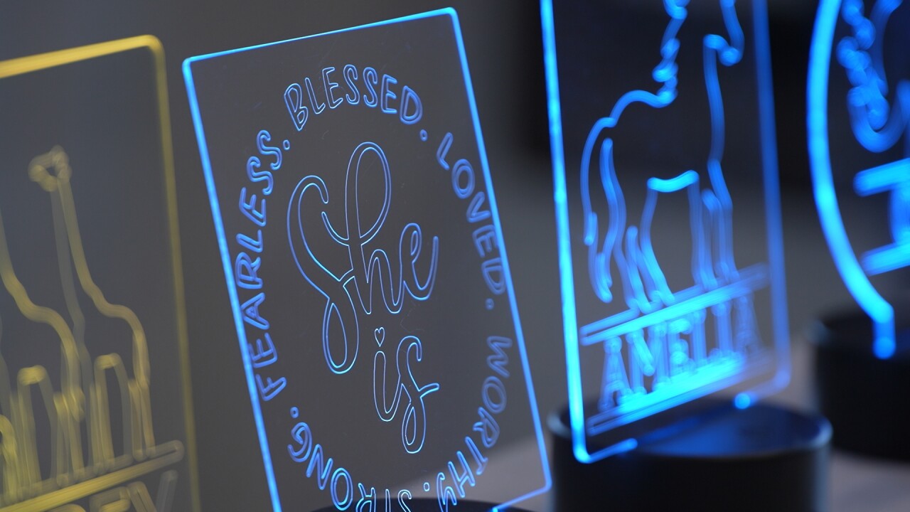 Shepherd woman donating funds from businesses to Huntley Project Schools