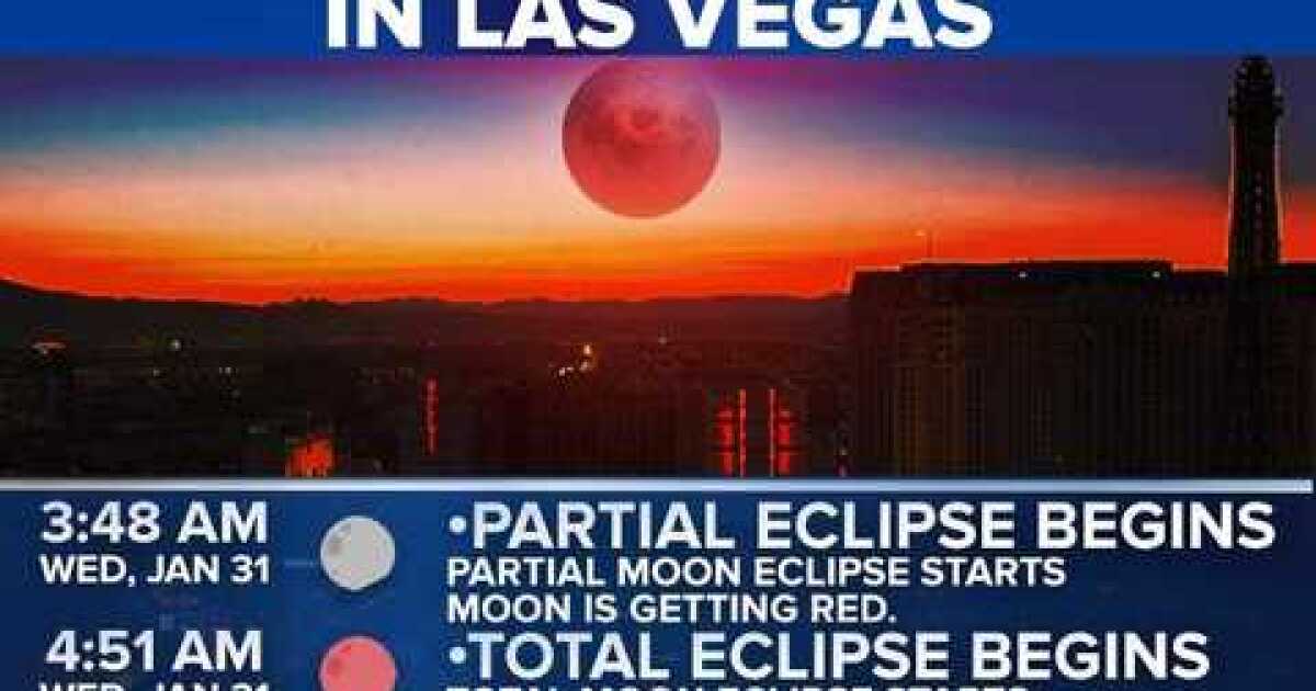 Will Vegas be able to see lunar eclipse?