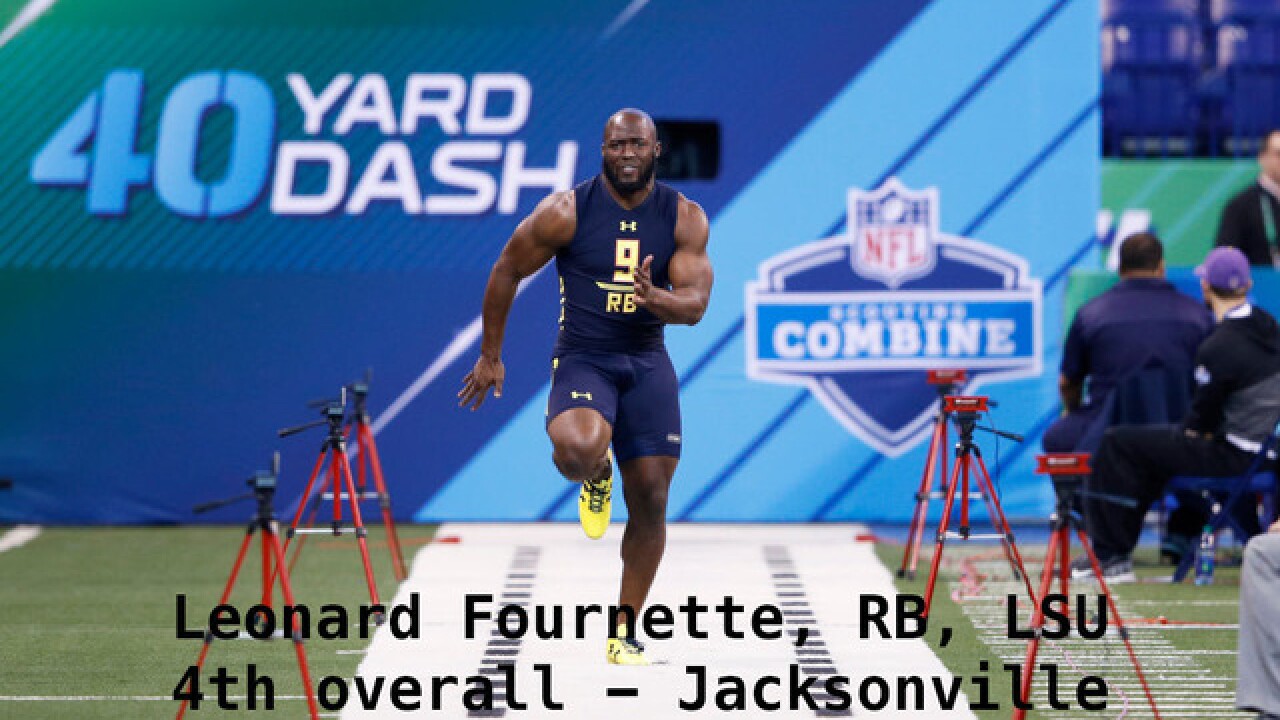 NFL Draft: Picks 1 through 32