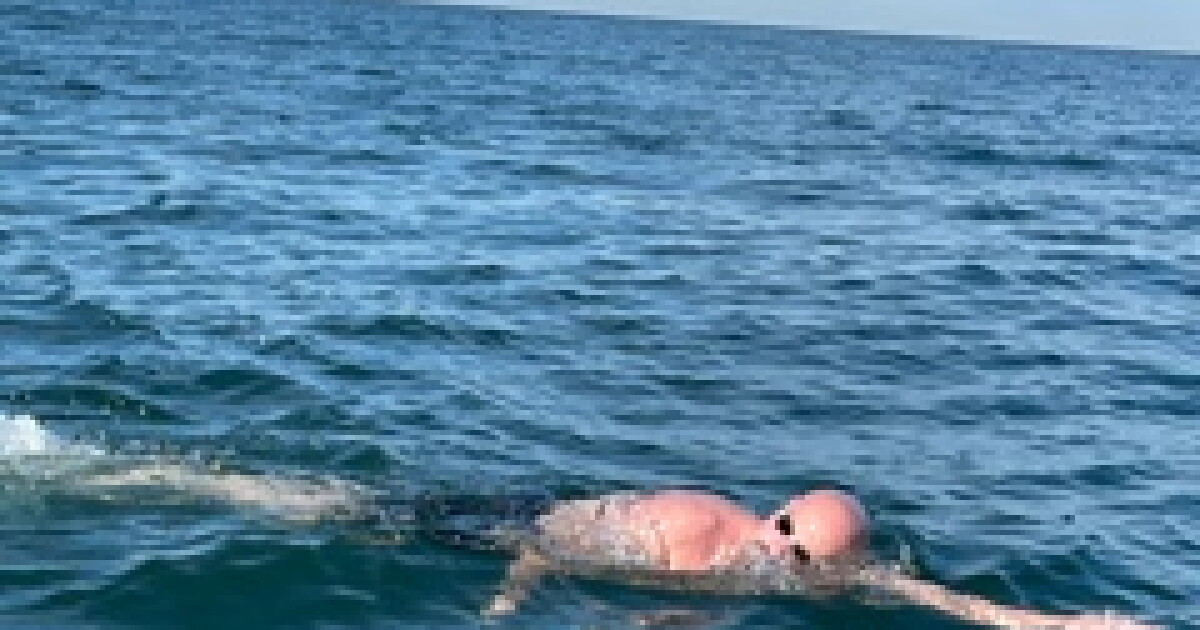 Holland man swimming across Lake Michigan to raise money for kids' swim lessons - Vimarsana News