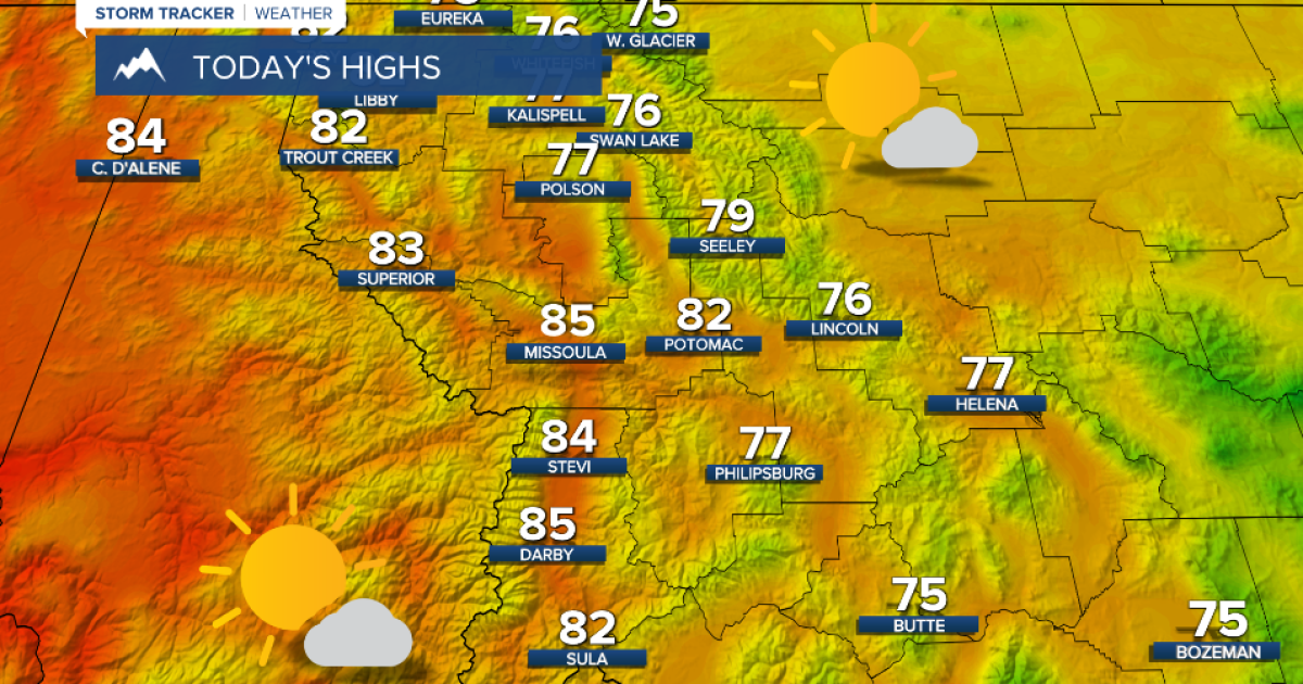 Weather Forecast: A gradual return to hot, dry, and breezy conditions