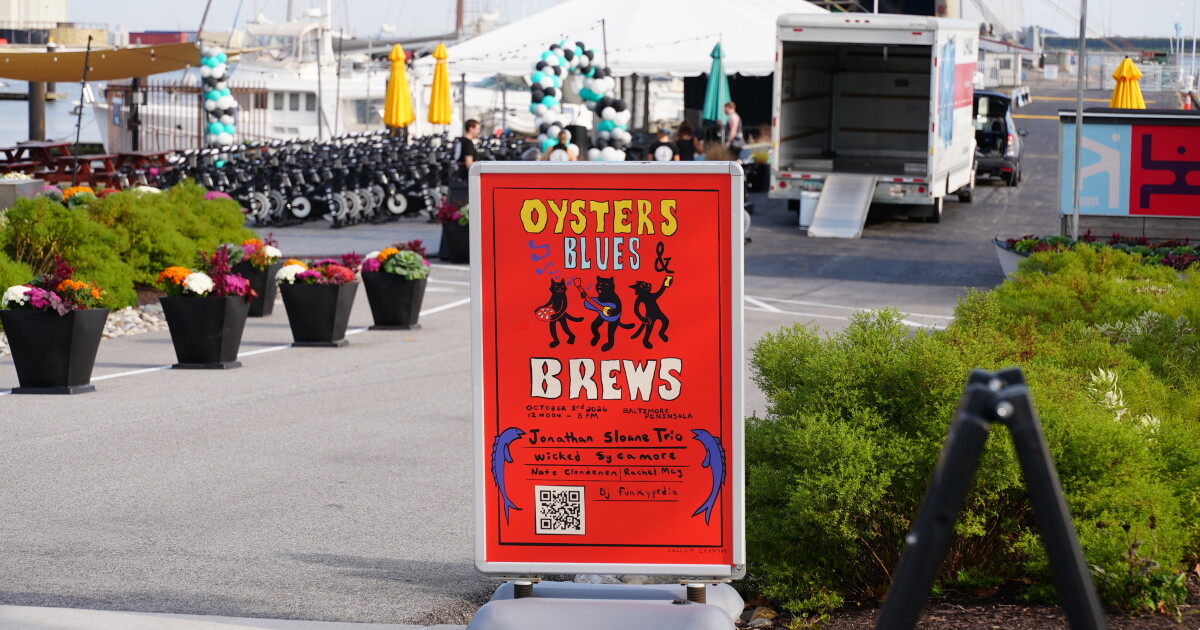 Oysters, Blues & Brews festival returns to Baltimore Peninsula on October 3