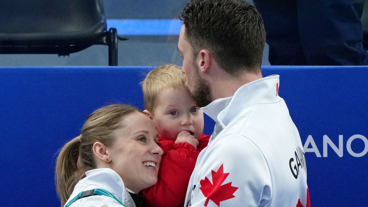 'Curling Babies' stealing the show in Cortina