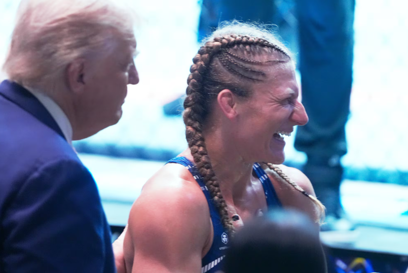 Kayla Harrison Donald Trump UFC 316