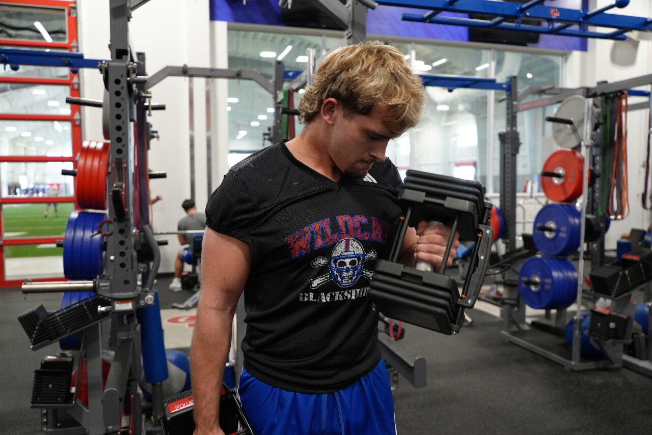 Gregory-Portland senior linebacker Tate Mitchell