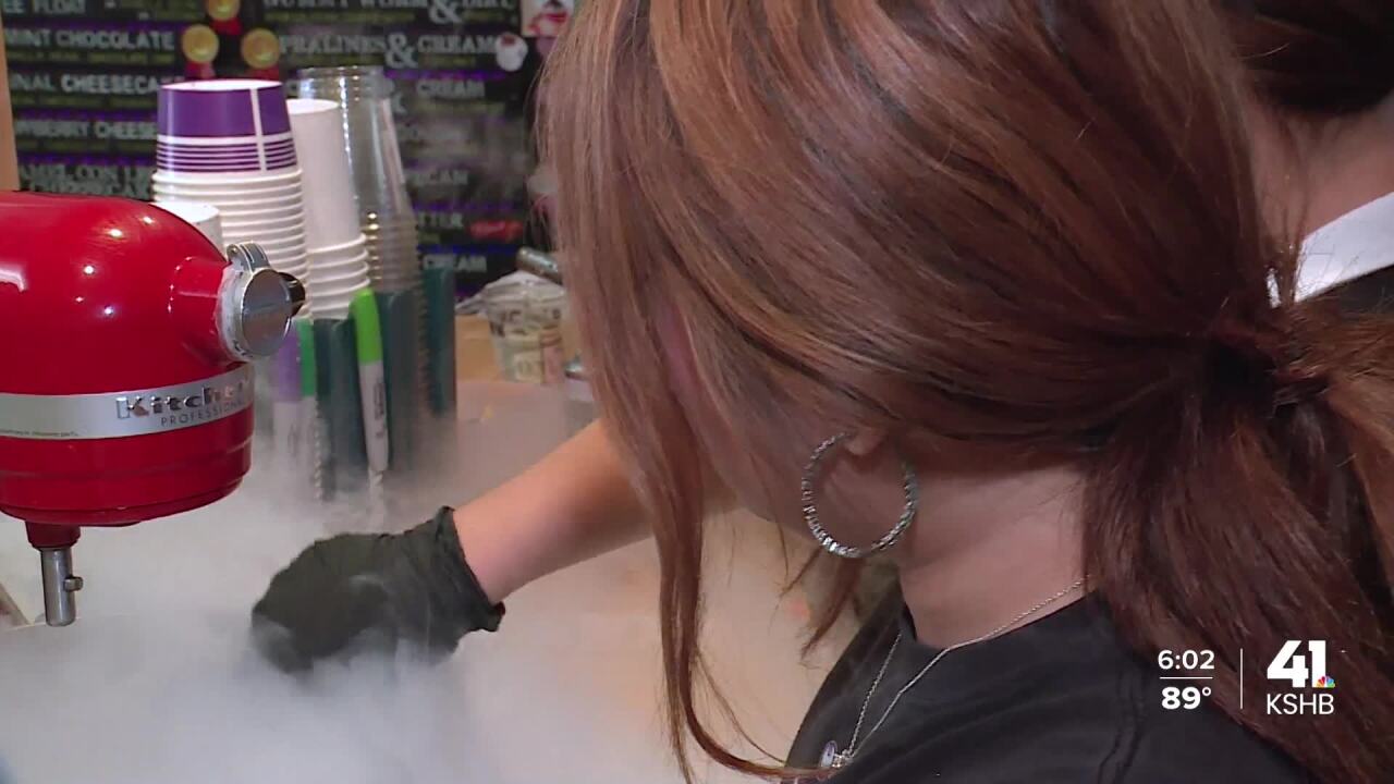 Foggi Ice Cream in Mission, Kan.