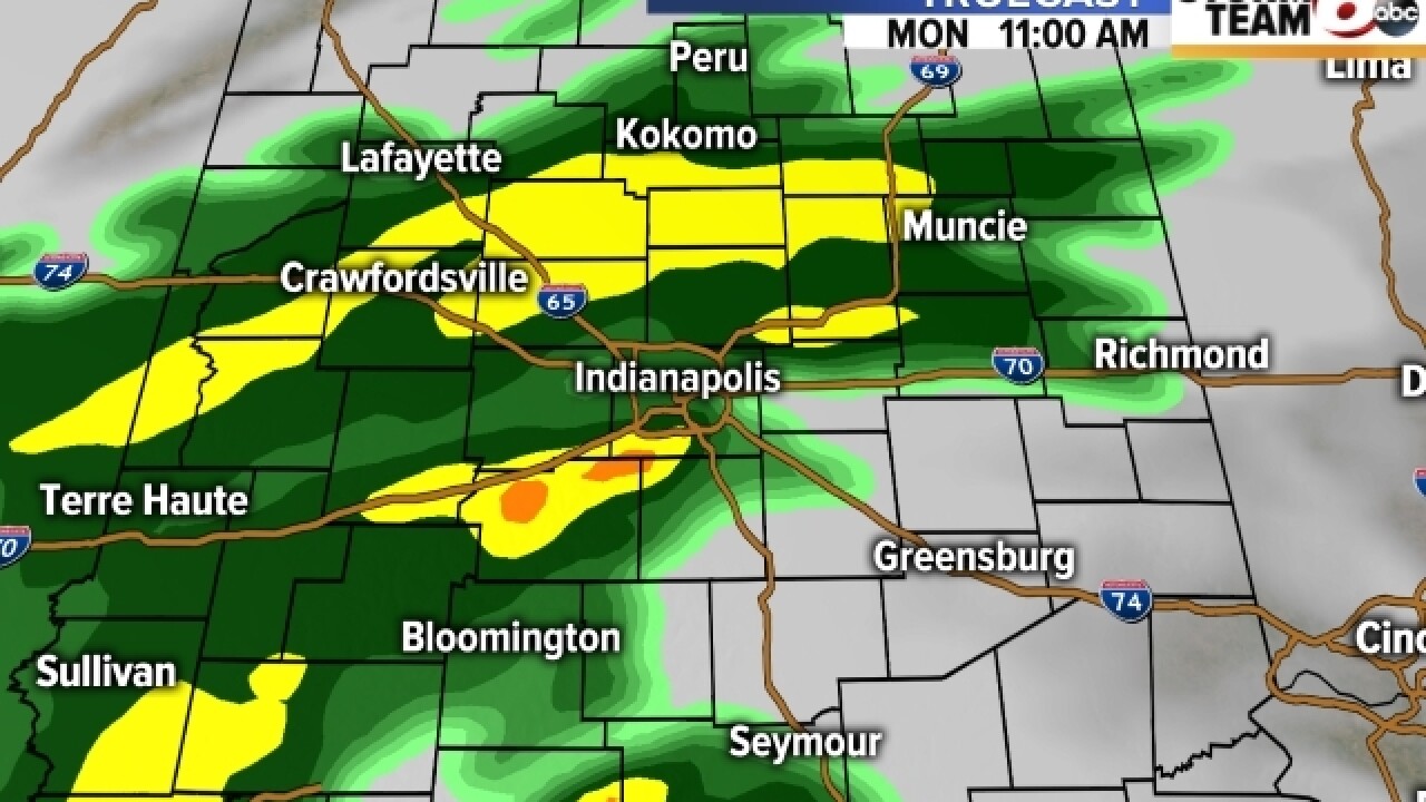 PHOTOS: When will rain hit central Indiana?