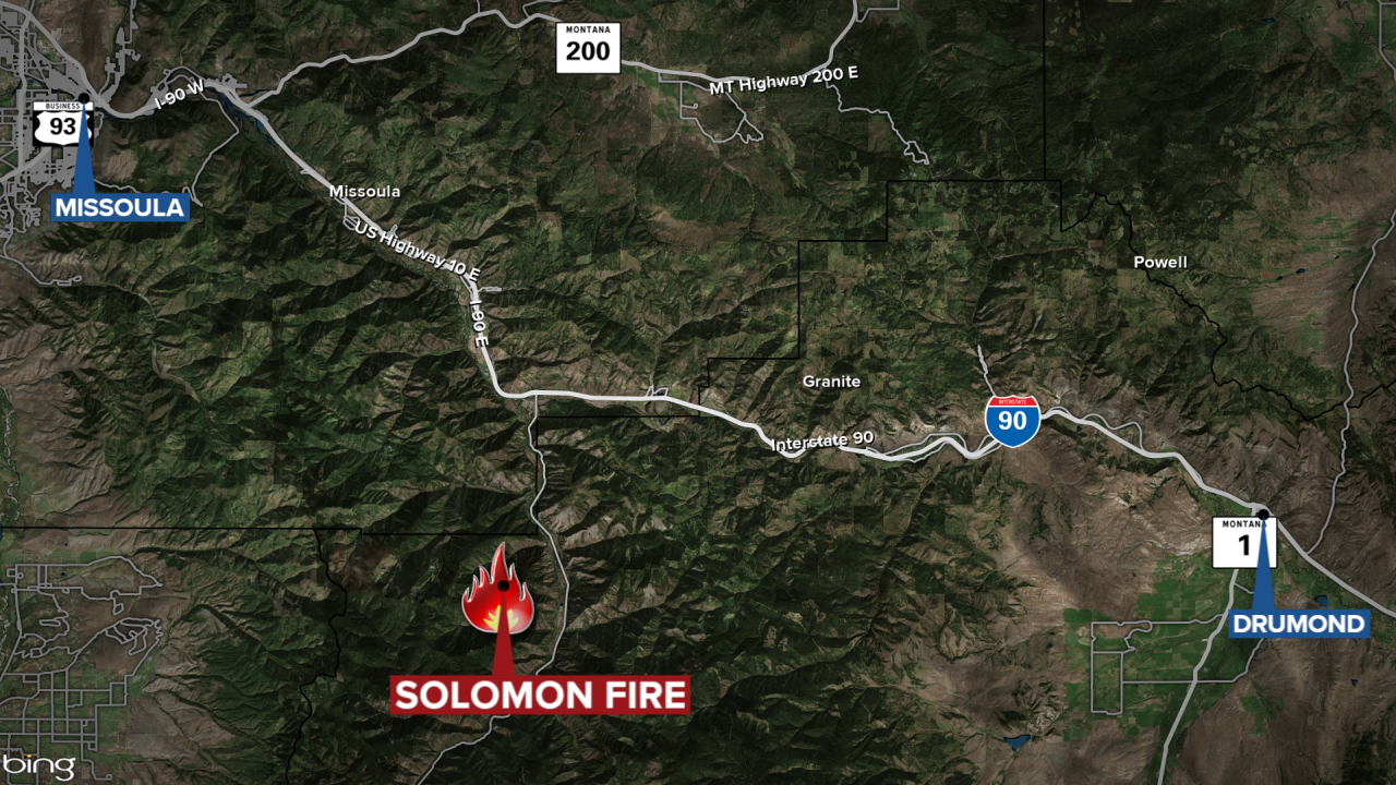 Solomon Fire Map