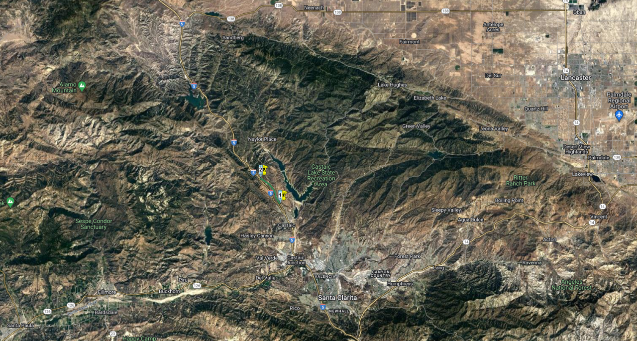 Map of Castaic