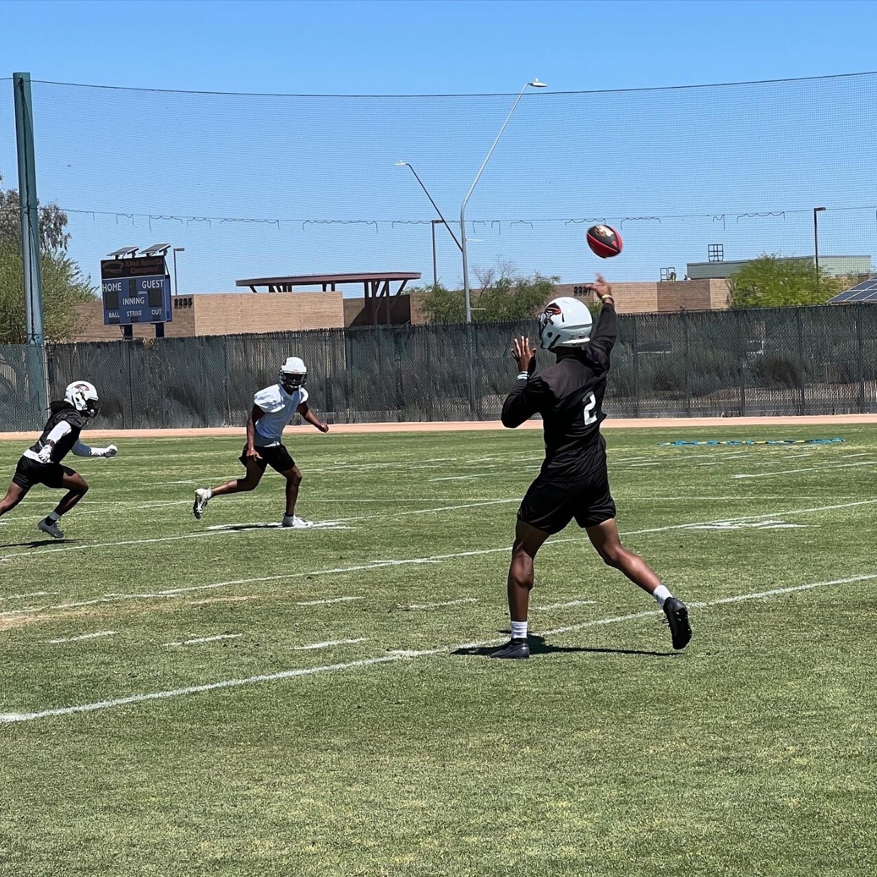 Daquan Neal at Sugar Skulls practice