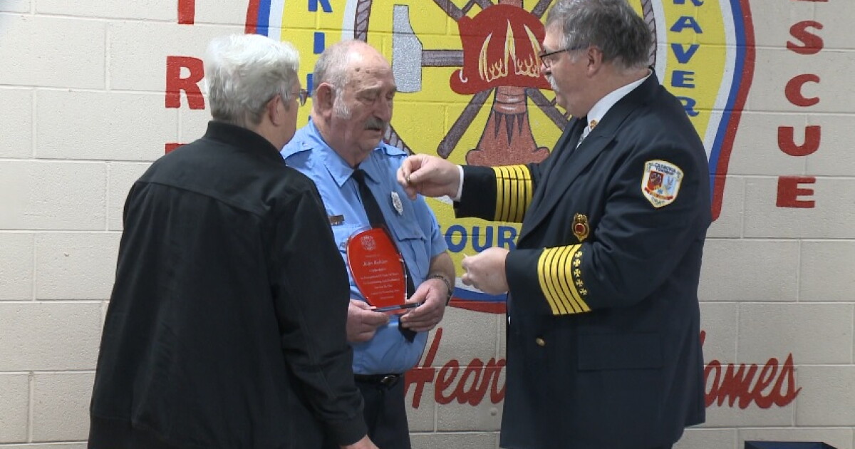 Casnovia firefighter honored for 50 years of service - Vimarsana News