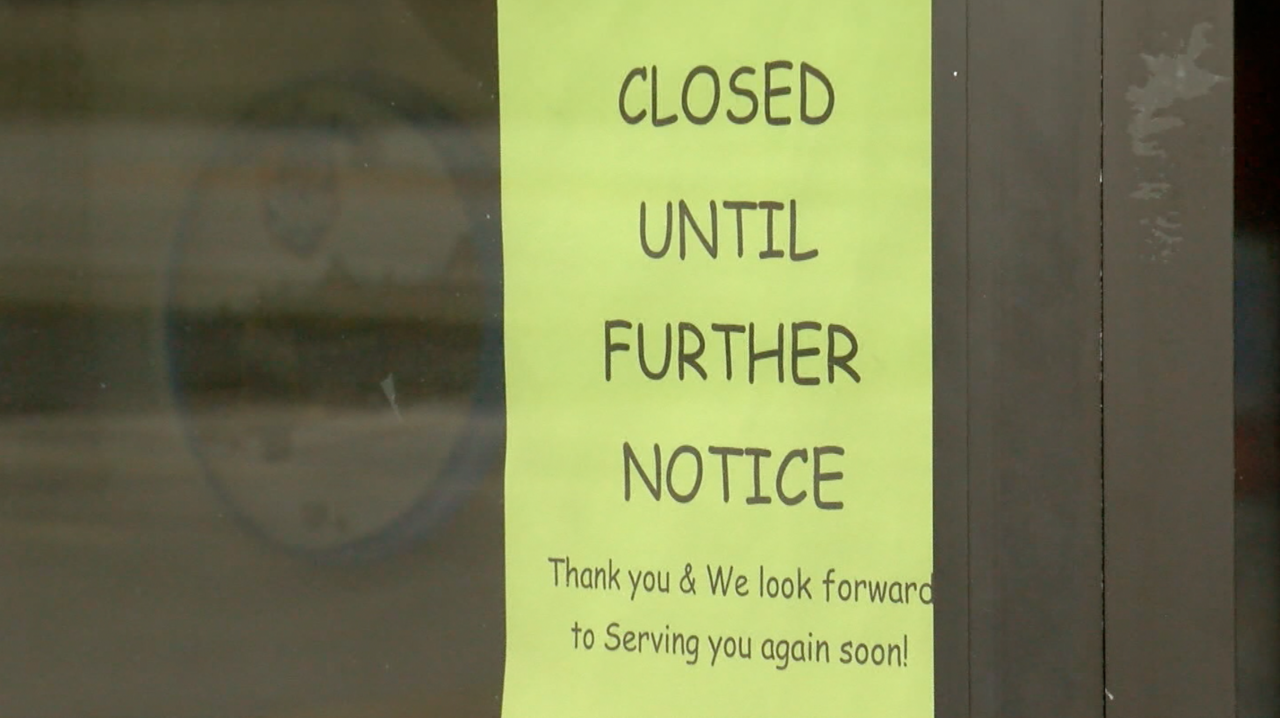 Restaurants closed