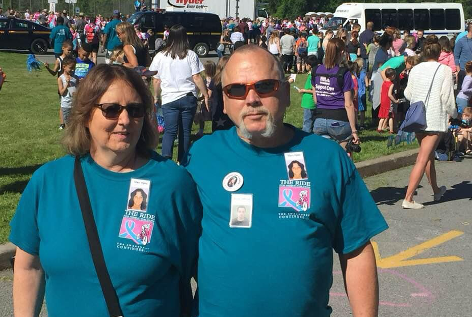 Chris Opitz at the bike ride