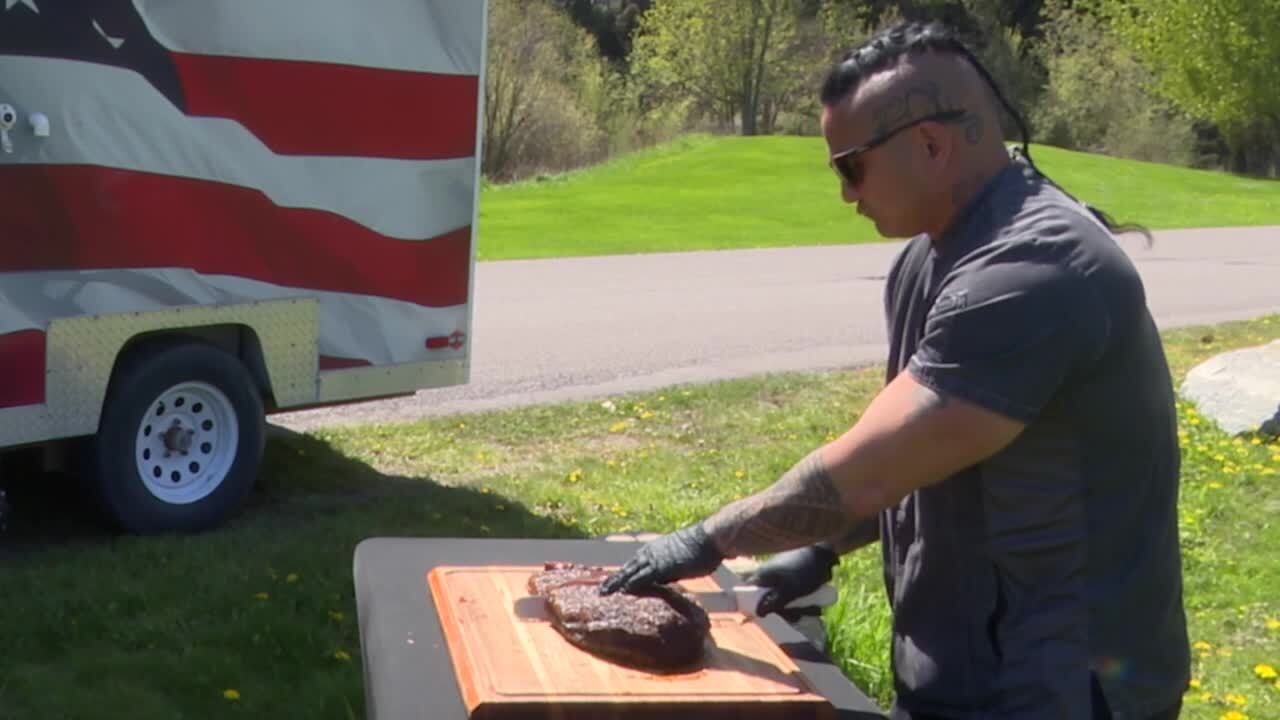 Chef Stephen Kina is bringing his Montana-made barbecue to a national audience, competing on the new Food Network show Chopped Castaways.