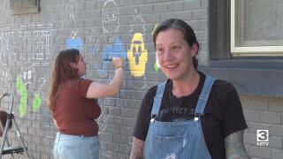 Chouteau County Fine Arts Council paints murals in Fort Benton