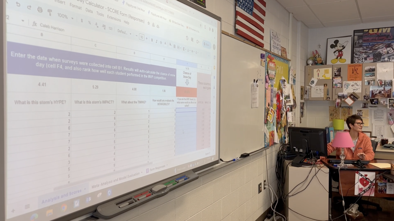 Rockford High School competes with AI to predict snow days