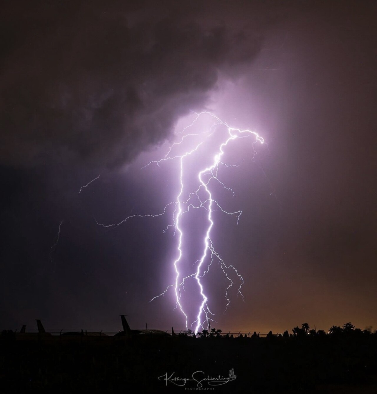 Kathryn Schierling boneyard lightning photo