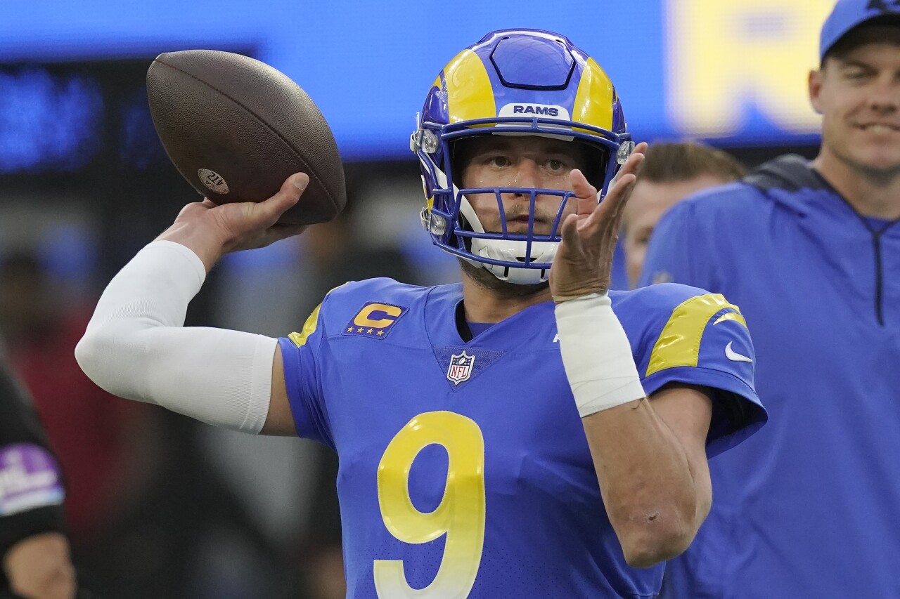 Los Angeles Rams QB Matthew Stafford, Jan. 30, 2022