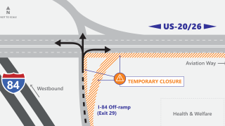ITD I-84 closures 012924