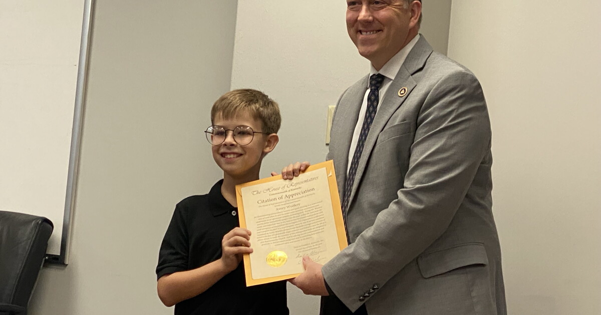 12-year-old Lexington boy honored by Kentucky lawmakers for saving man from drowning