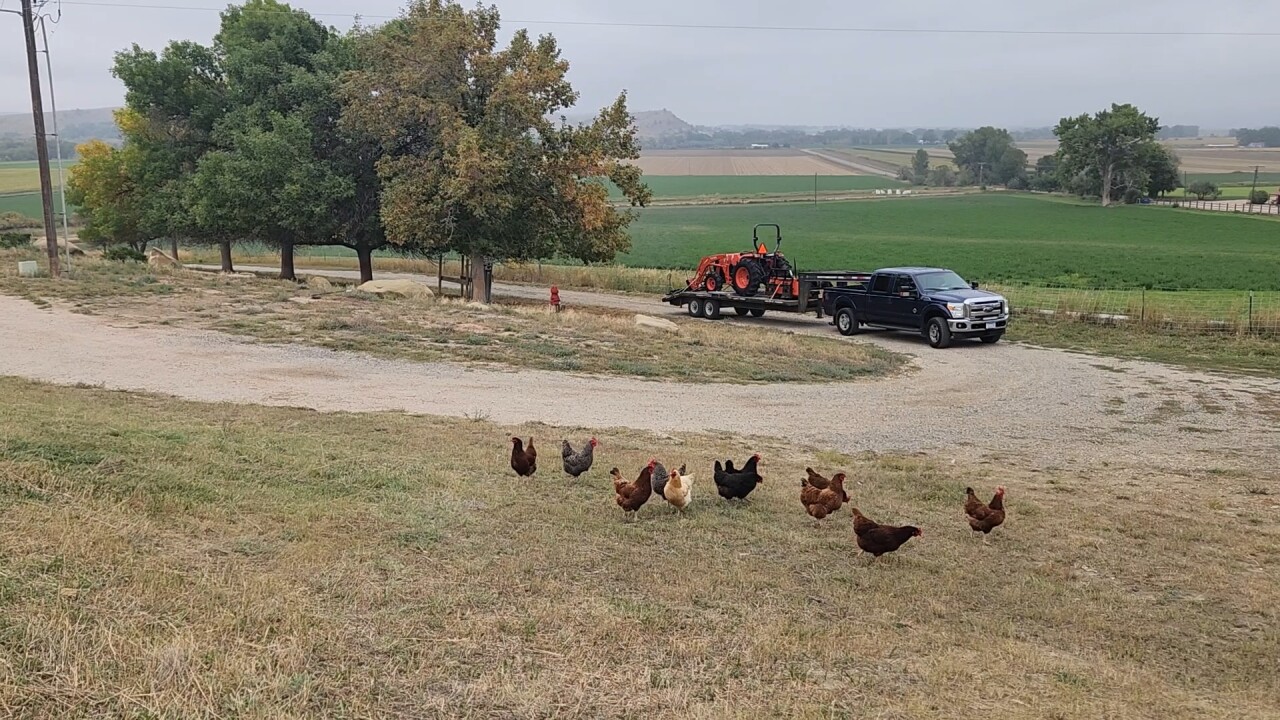 Tractor arrives in Bridger