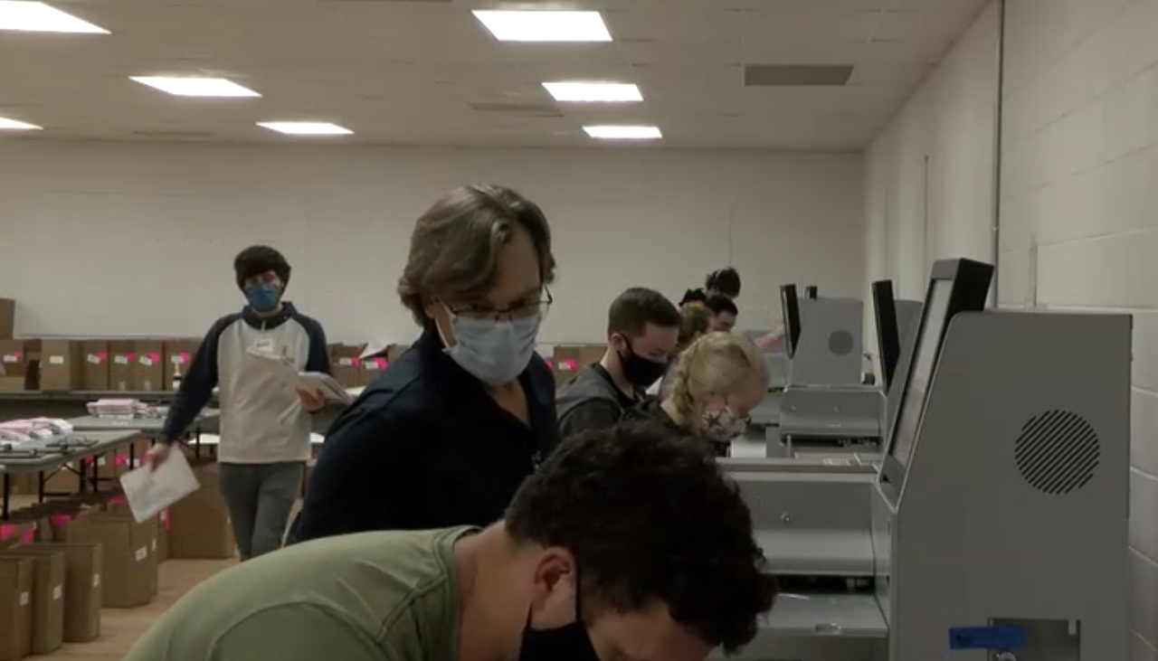 Missoula County Elections Ballot Counting Nov. 3