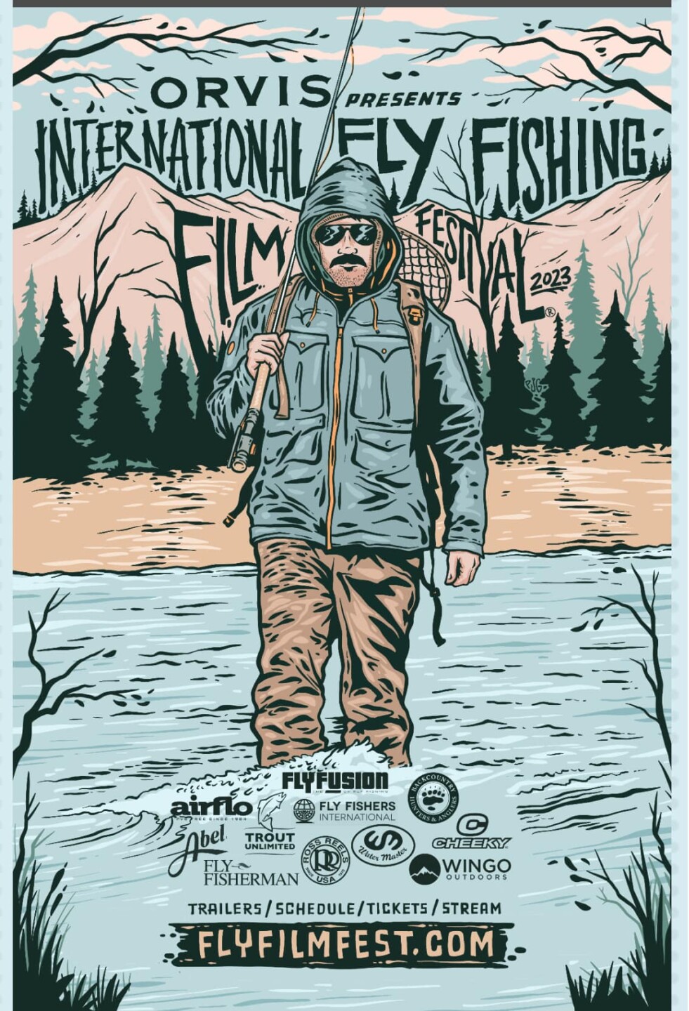 Casting for Recovery fundraiser film fest flyer