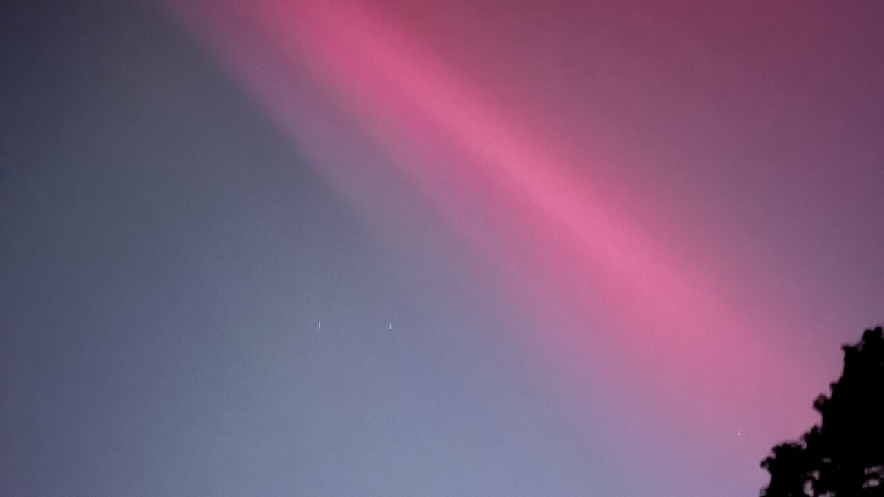 Northern lights on display Friday night in Kansas City