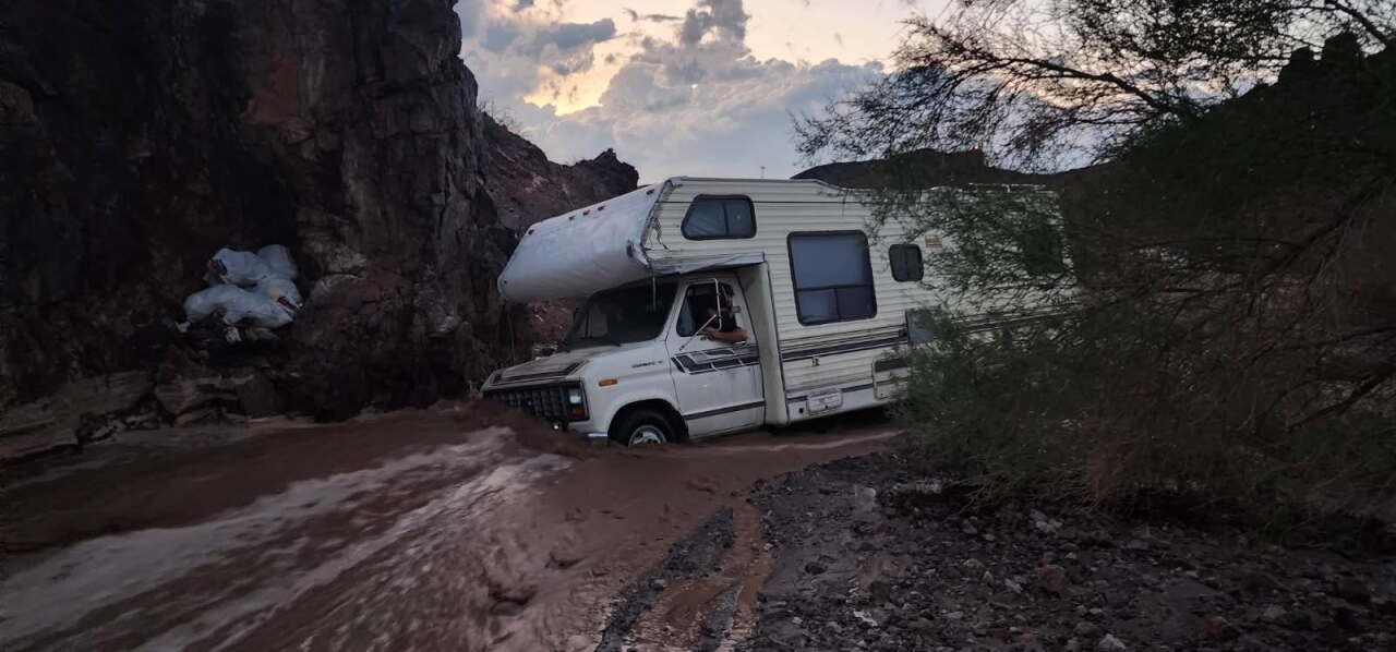 Trapped RV