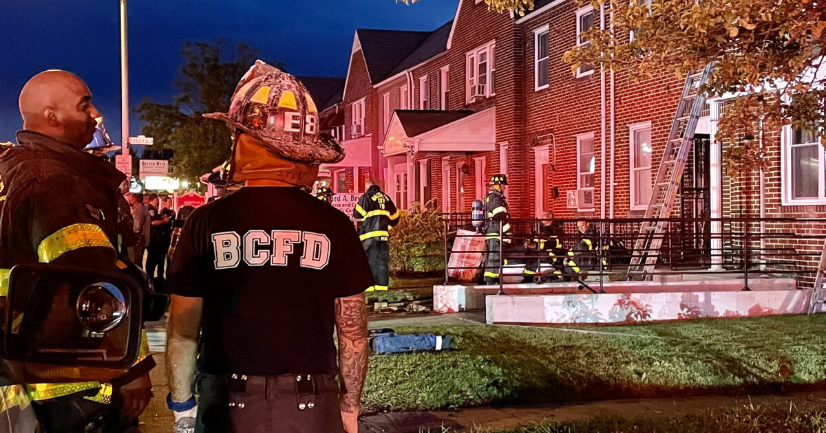 One dead after rowhome fire in Northeast Baltimore