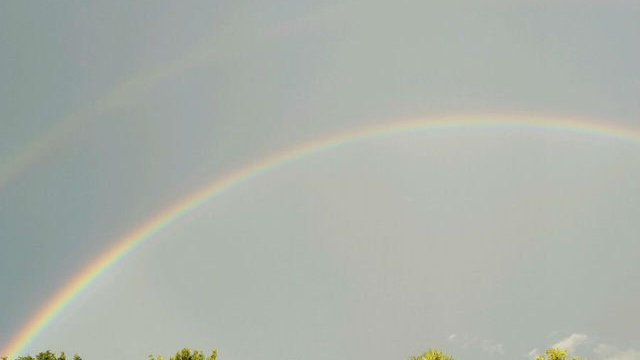 PHOTOS: Rainbow after the storm