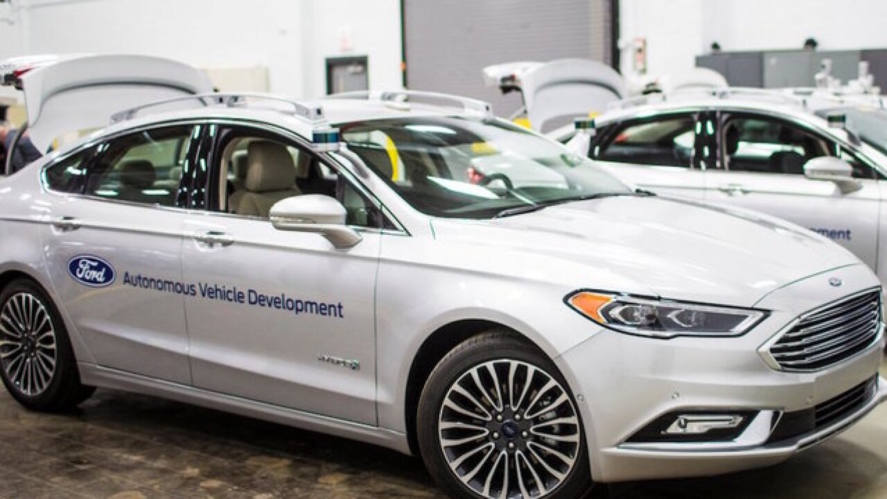 Ford unveils sleeker self-driving Fusion