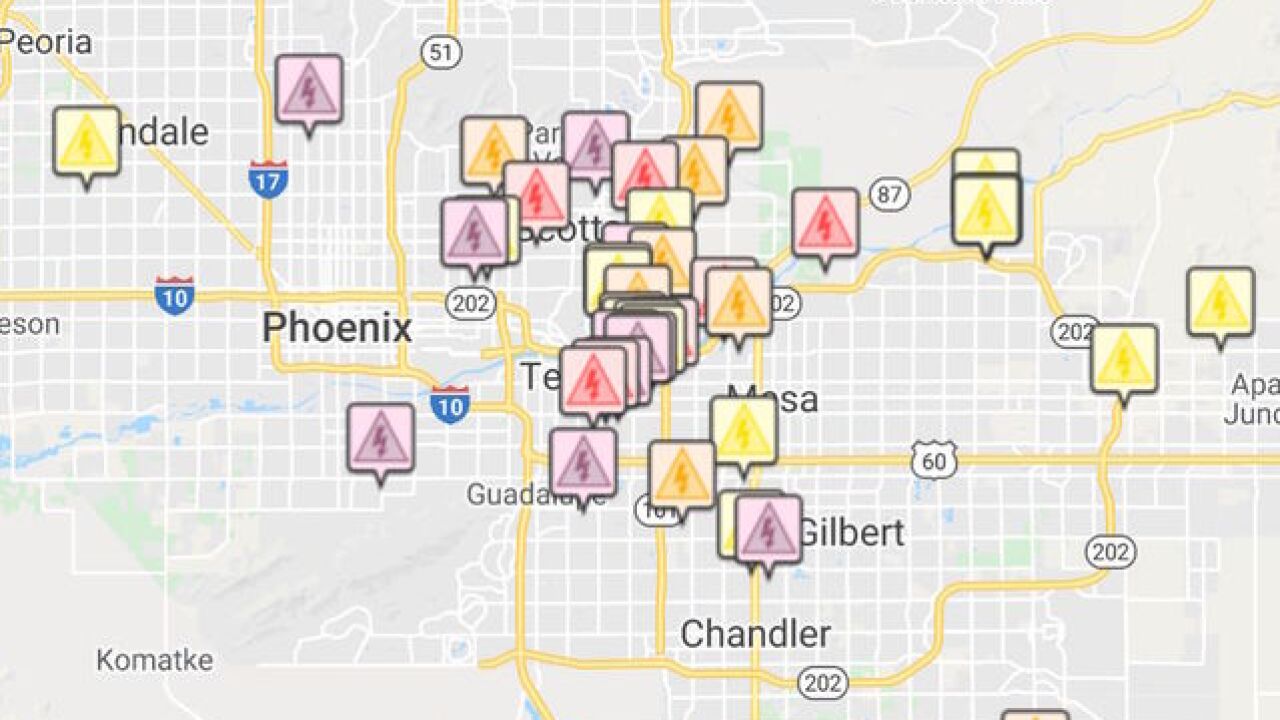 Phoenix Power Outage Map โ Interactive Map