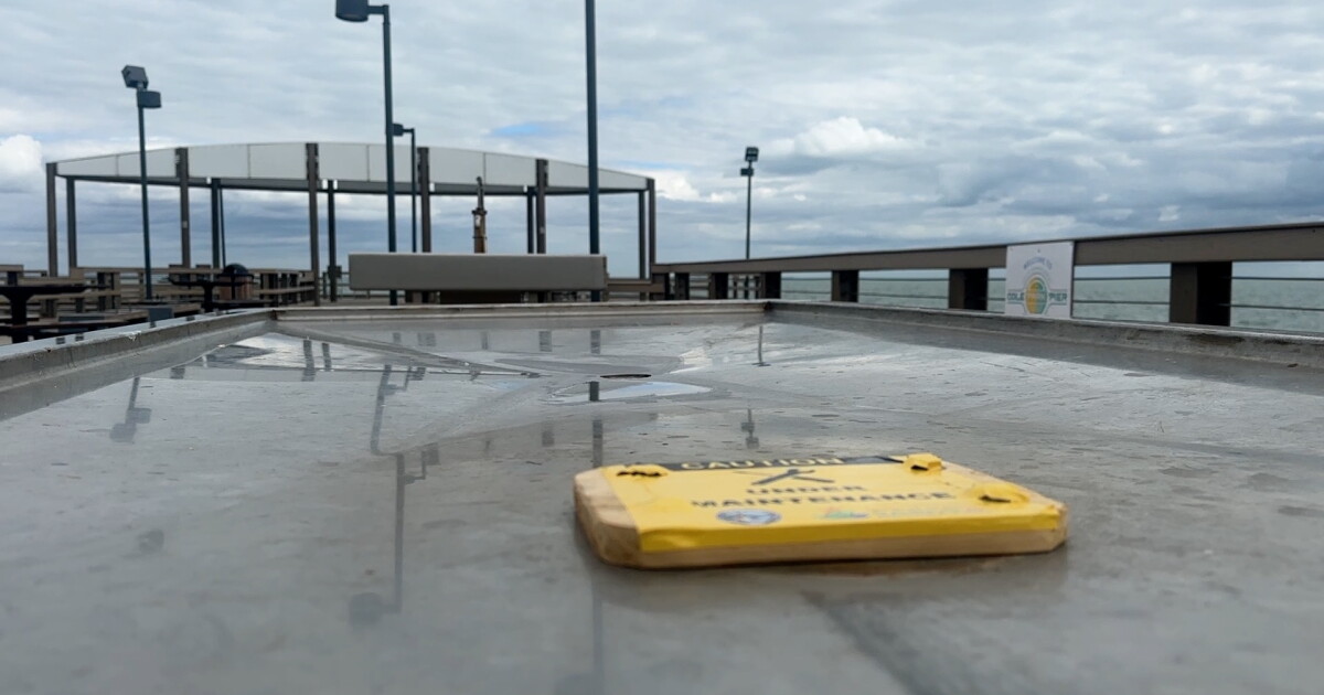 Winter brings maintenance and repairs to Cole Park Pier - Vimarsana News