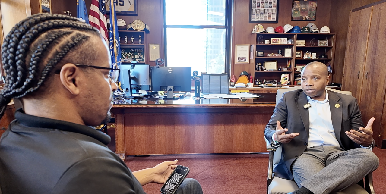 GIDEON VERDIN SITS DOWN WITH MAYOR JOHNSON
