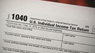 IRS shrinks the 1040 tax form