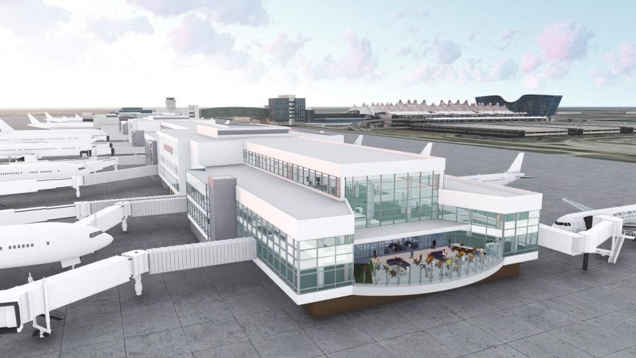 Denver Int L Airport S Gate Renovation Will Include New Outdoor