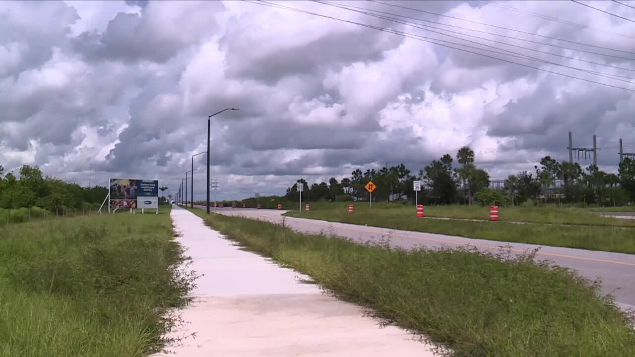 Future site of Southern Grove Amphitheater and Park in Port St. Lucie, Sept. 29, 2023