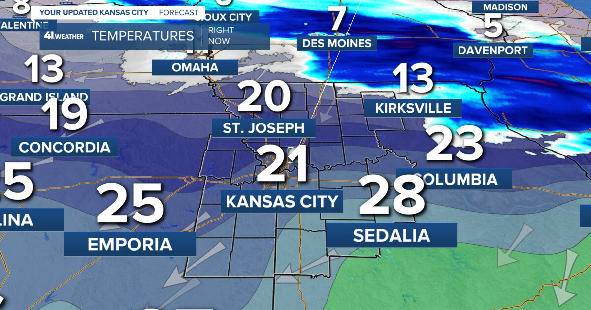 KSHB 41 Weather Blog | Frigid weekend then a big warm up