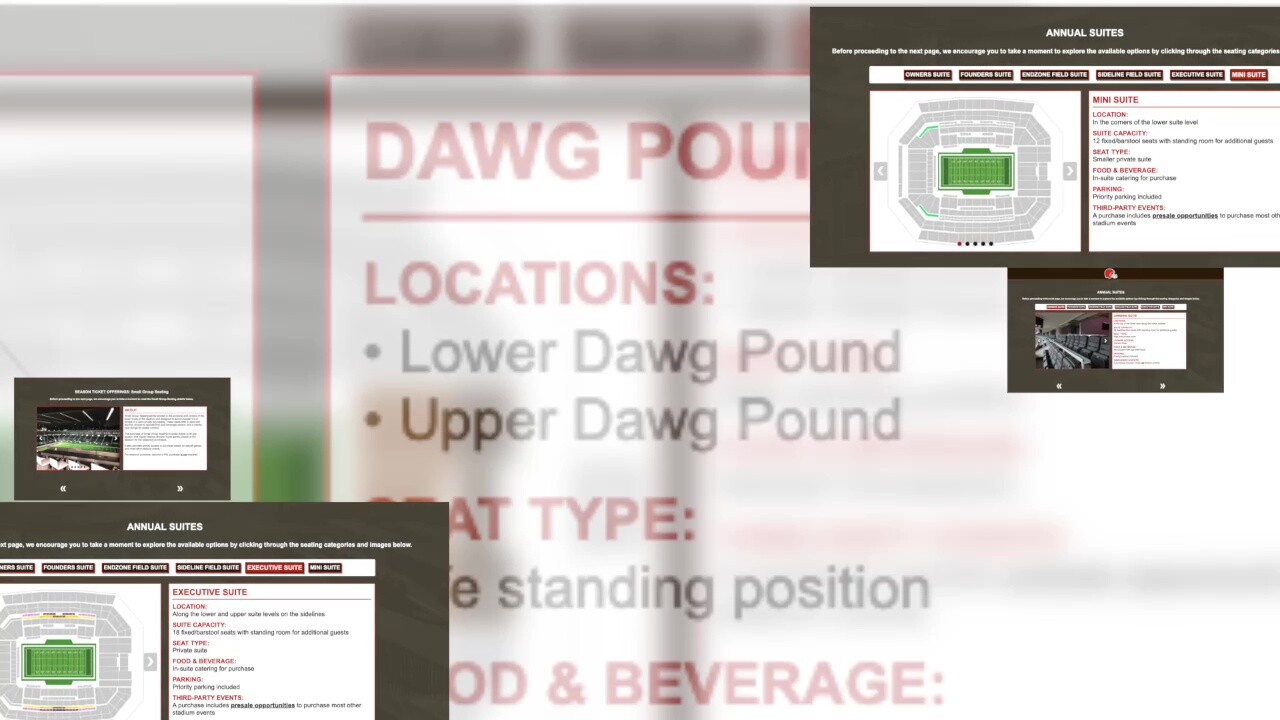 In a recent survey, the Cleveland Browns asked fans about a wide range of seating options - and prices.