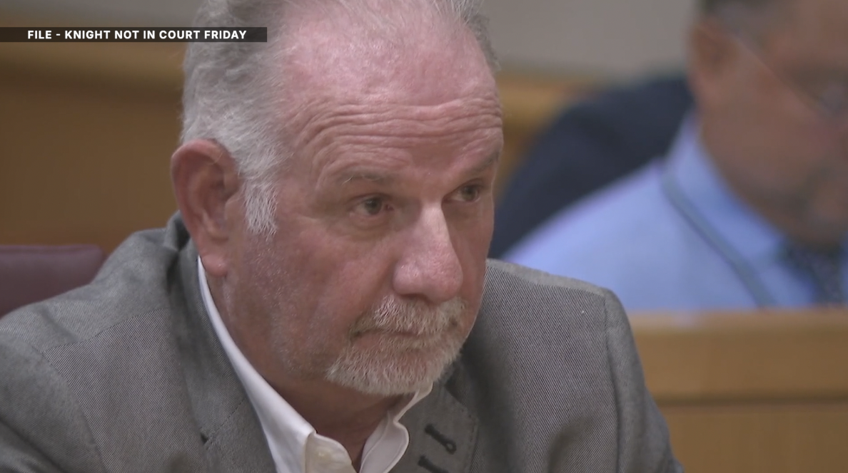 Jeffry Knight's case back in the courtroom Friday