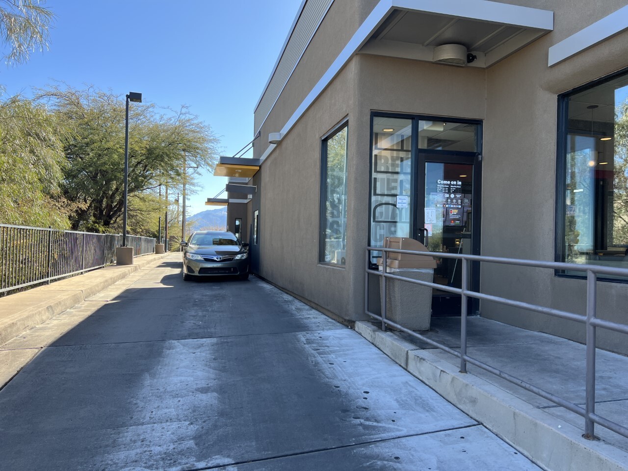 McDonald's drive thru today in Sierra Vista