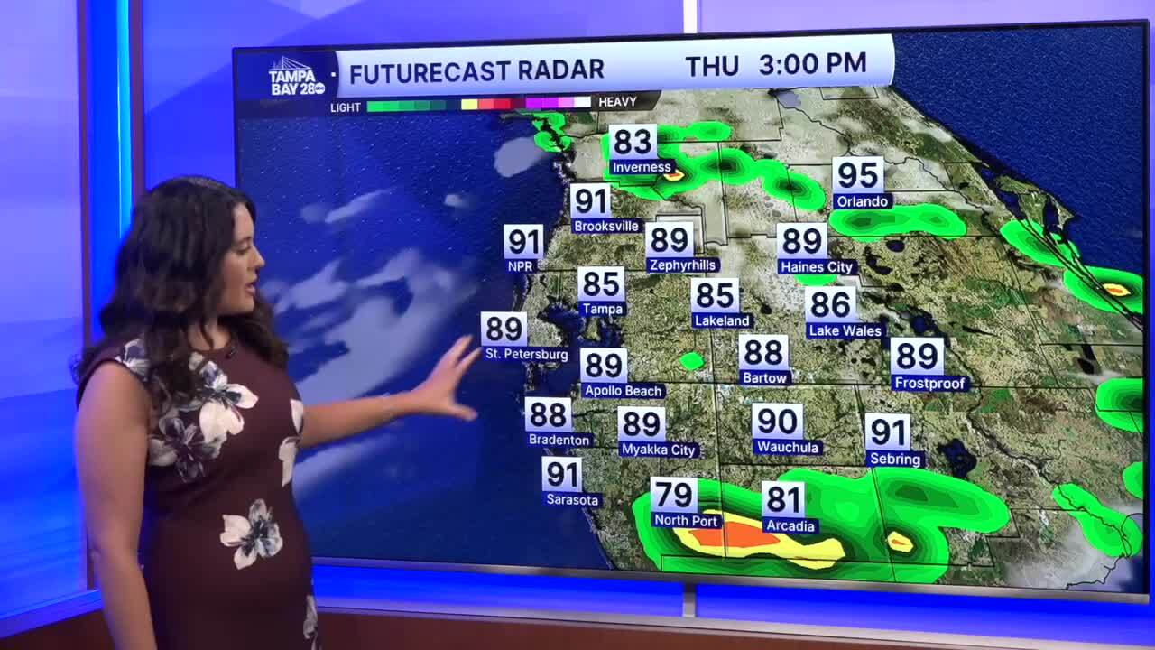 Forecast: Rain chances lessen this afternoon as temps rise