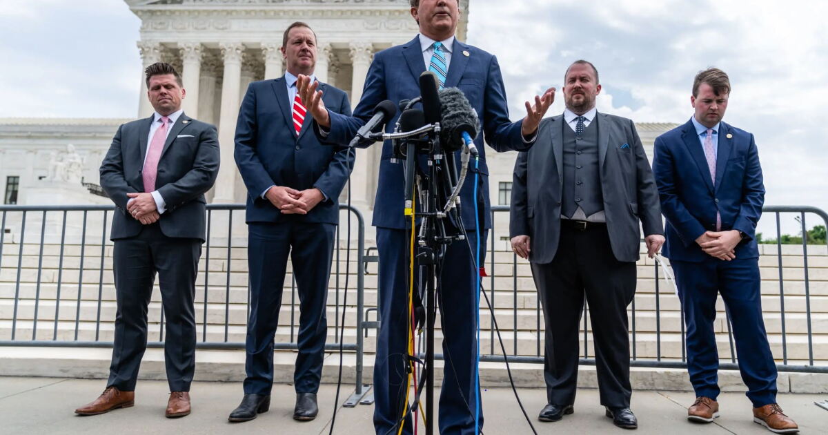 Texas Attorney General Ken Paxton sues Biden administration over asylum ...